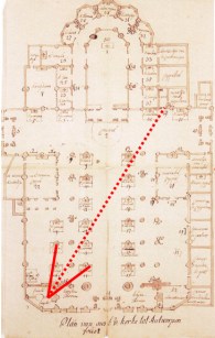 18thCGroundplanWithAltarsStandpoint2